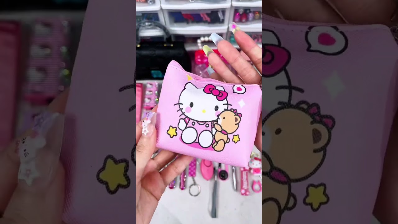 Cute hello kitty 🐱 #asmr #packingorders #selfdefenseforwomen #keychain #linkinbio #womensafety #gift