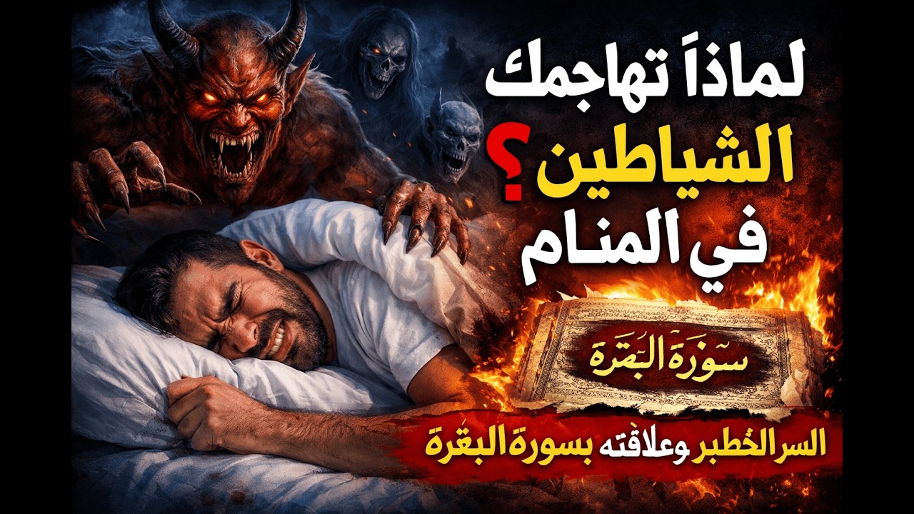 لماذا تهاجمك الشياطين في المنام؟ السرّ الخطير وعلاقته بسورة البقرة--محمد حجازي