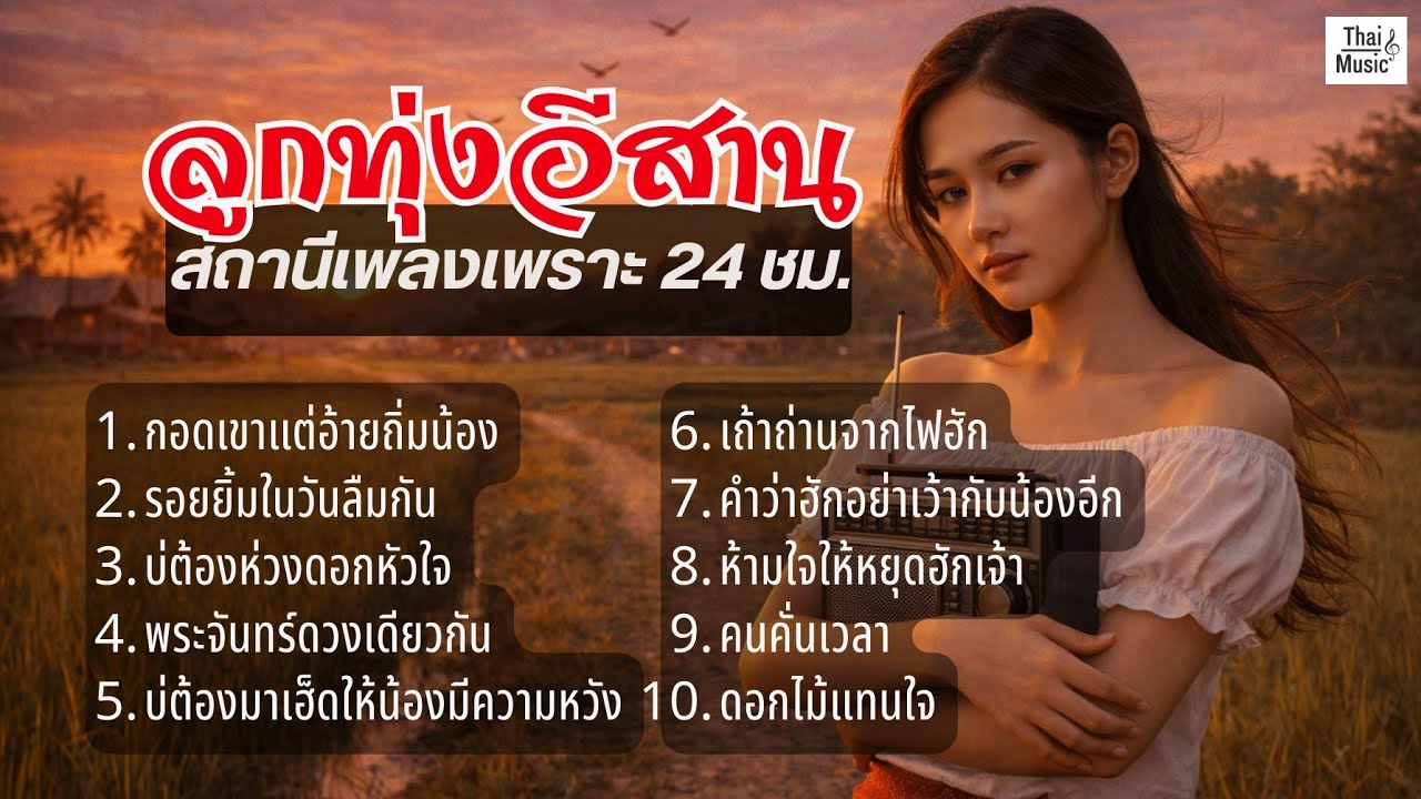 รวมเพลงลูกทุ่งเพราะๆ ฟังยามเหงา เพลงอีสานซึ้ง ๆ สำหรับคนอกหัก เมื่อความฮักเหลือแค่ความจำ