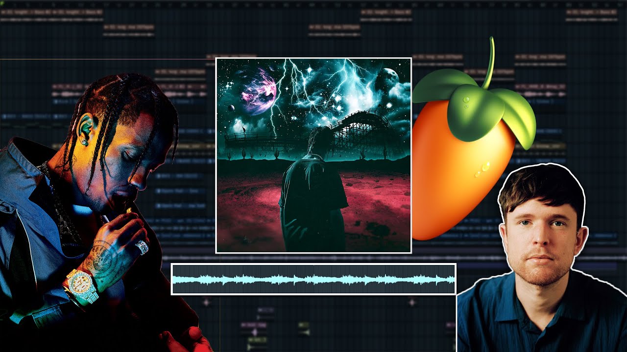 How to make dark sampled trap beats for Travis Scott and James Blake