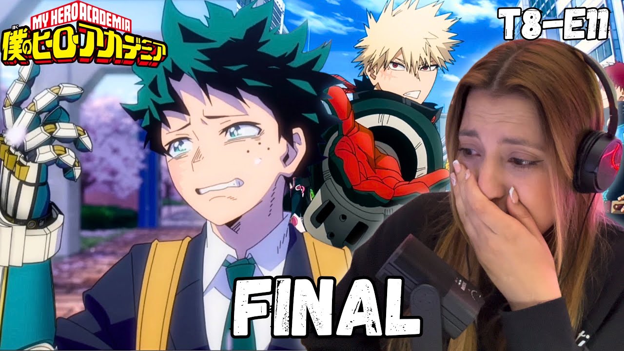 ¡REACCIONO A EL CAPITULO FINAL DE MY HERO ACADEMIA!😭 Temporada 8