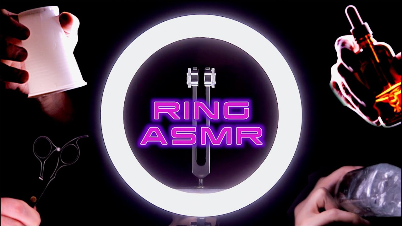 RING ASMR │Hands + Liquids + Dropper Bottle + Cups sounds 🎧