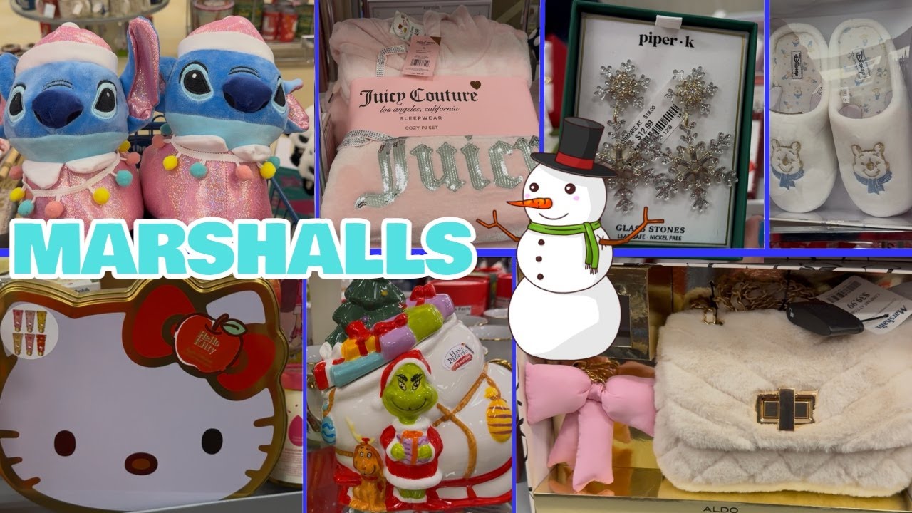 Уютный рождественский магазин Marshalls со мной 🎅 Доступные подарки, наполнители для носков и мно...