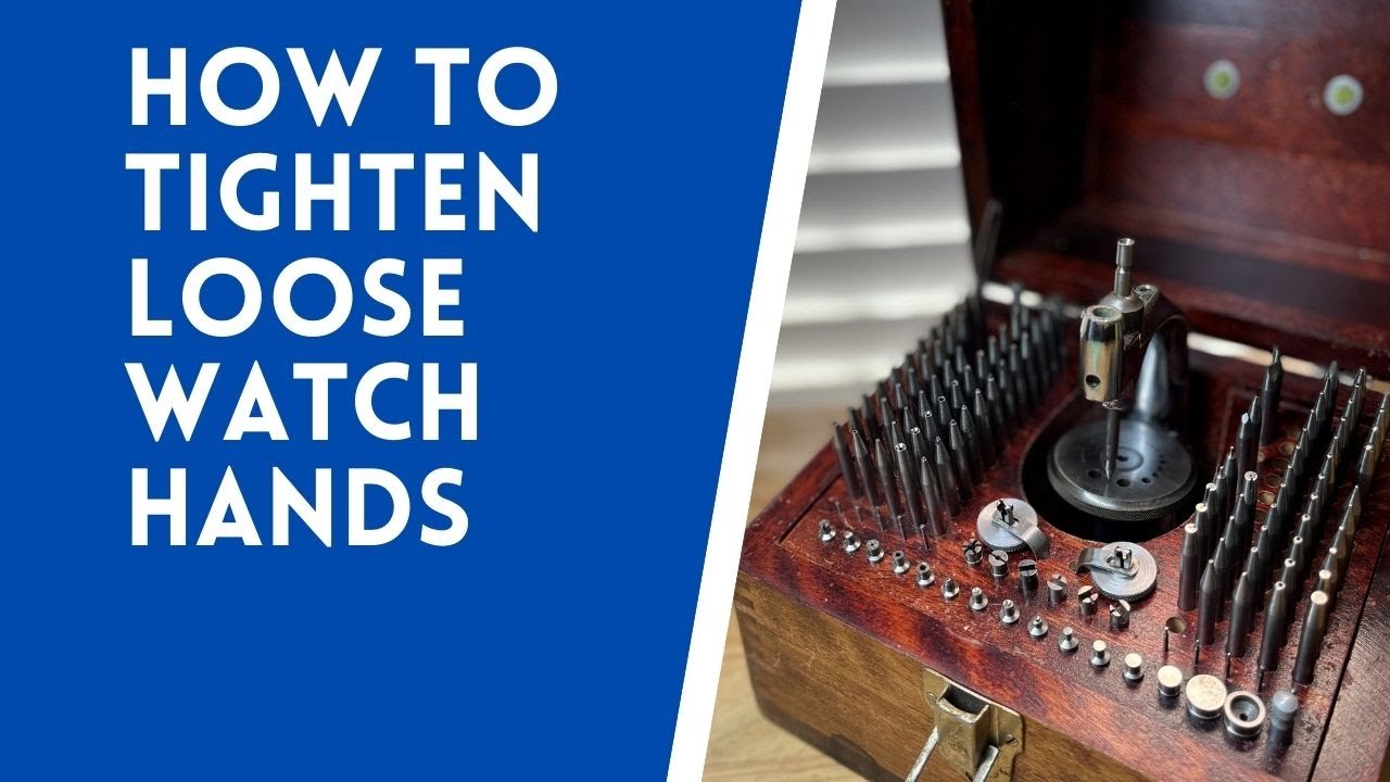 How to Fix Loose Watch Hands With a Staking Set