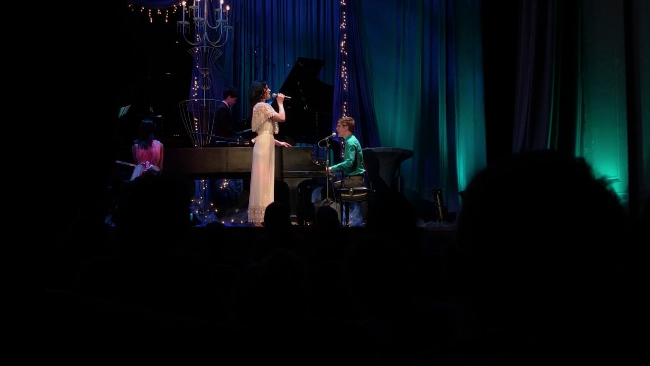 Performing Beauty and the Beast with my blind friend at the Ten Grands concert in Portland