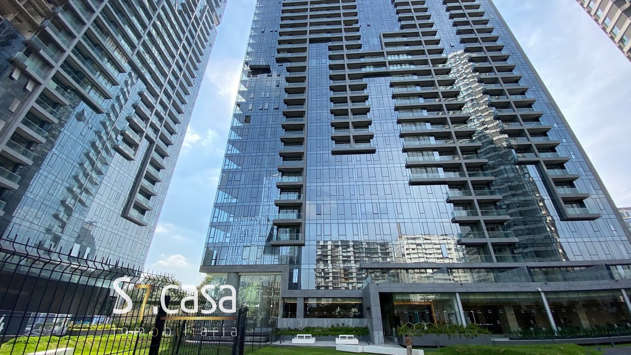 Departamento en Renta, Nuevo Polanco en BeGrand Alto Polanco, Torre III, con balcones.