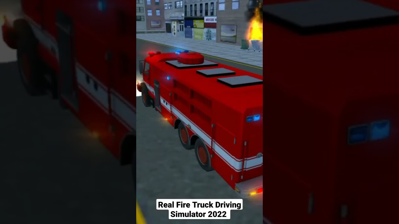Real Fire Truck Driving Simulator 2022 - Gameplay