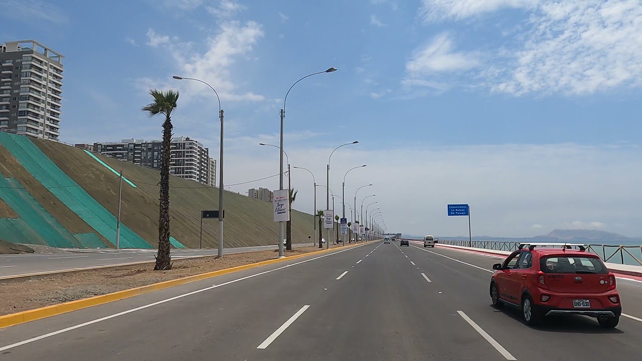 Lima Perú 4k: Costa verde, desde El Callao hasta Chorrillos en diciembre del 2021