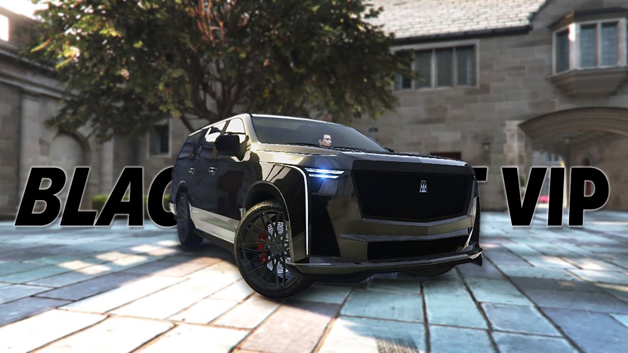 Сборка ESCALADE V в черном цвете | Кастомизация GTA 5 Albany Cavalcade XL