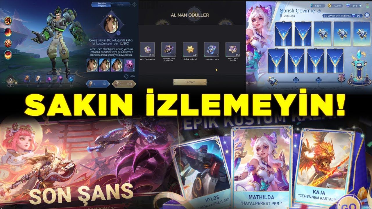 SAKIN İZLEMEYİN! UCUZA EPİK KOSTÜM YILDIZ ÜYELİK NORMAL VE PLUS MLBB KISHIN DENSETSU