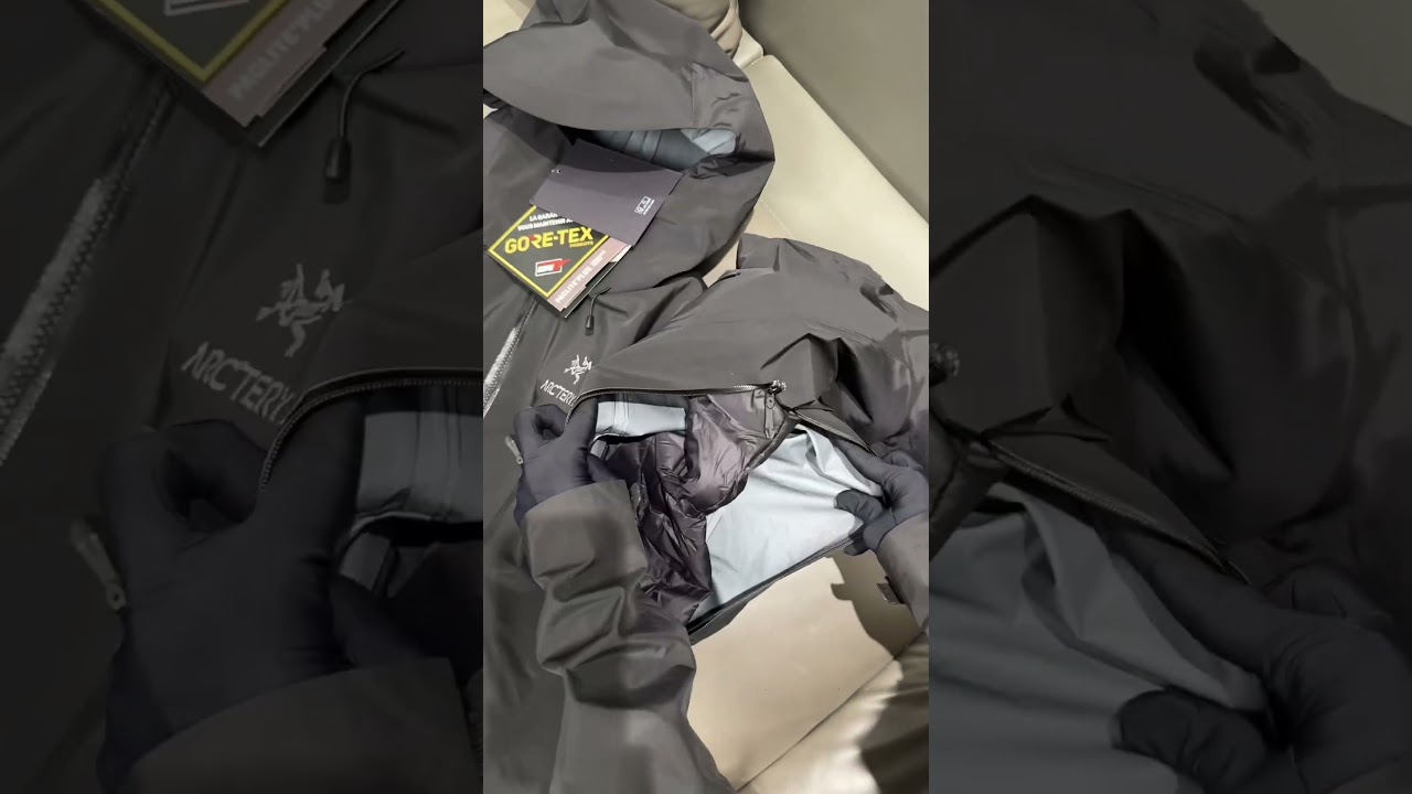 Arcteryx Alpha SV gore-tex Three in one down jacket 