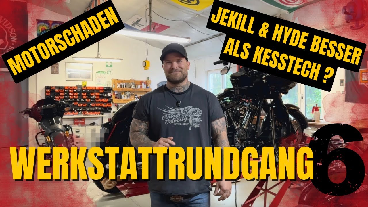 Werkstattrundgang 6 - VIN ERR, Jekill vs. Kesstech, die neue Harley Davidson CVO, Fat Boy