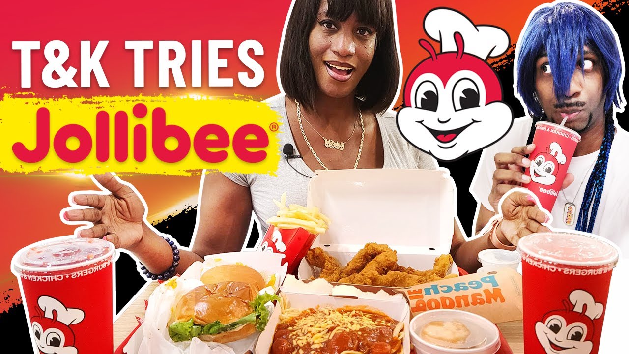 Jollibee OPENS in Jamaica Queens, New York City ! 😱 -T&K Tries it-