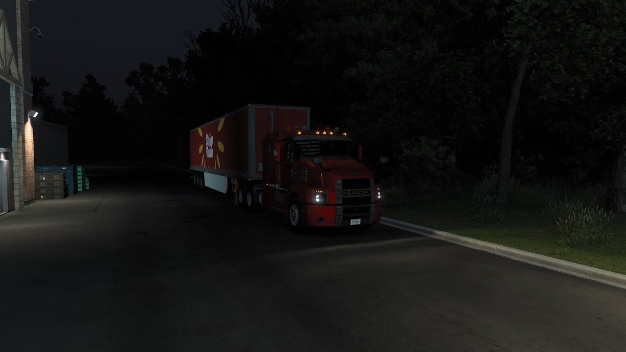 American Truck Simulator TruckersMP Empty Pallets To Baton Rouge (Louisiana DLC)