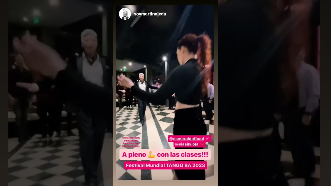 Silvio la V&iacute;a y Esmeralda Massaroli | para el Festival de baile de Tango 2023