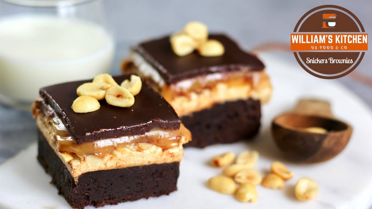 Brownies goût Snickers | William's Kitchen