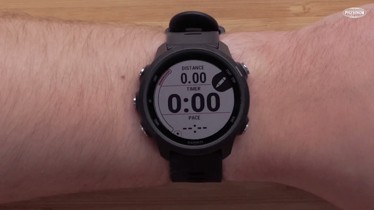 Инструкция по настройке полей данный в часах Garmin Forerunner 245 и 245 Music
