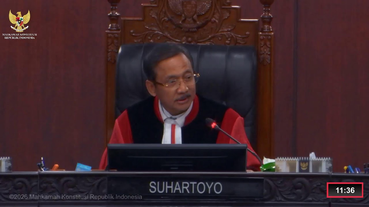 Sidang Perkara Nomor 189/PUU-XXIII/2025. Selasa, 24 Februari 2026.