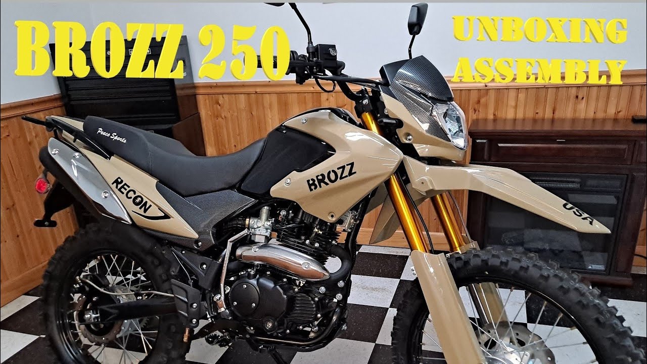 2022 Bashan Brozz 250 Recon Part 1 - Unboxing and Full Assembly.