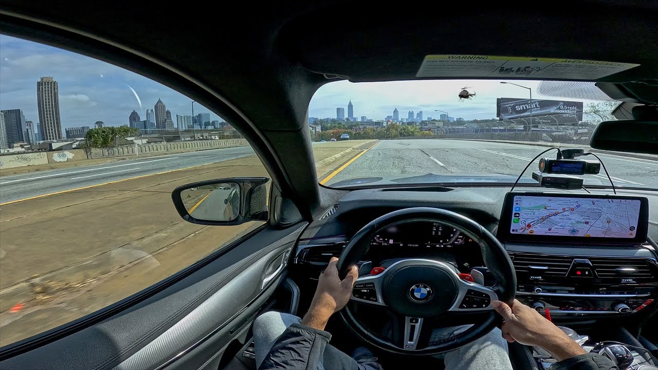 SWIM & DINE POV DRIVE WHILE DRIVING A LCI F90 M5 COMP & MANEUVERING THROUGH NPC FILLED WATERS!
