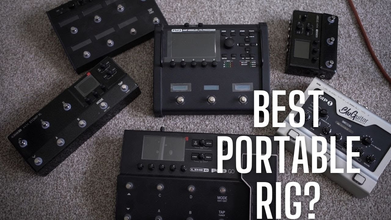 The ULTIMATE Portable FlyRig? HX Stomp, Pod Go, Fractal FM3, BluGuitar Amp 1?