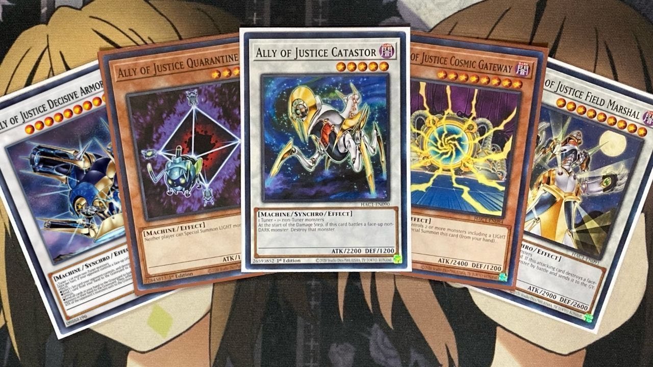 My Ally of Justice Yugioh Deck Profile for March 2022