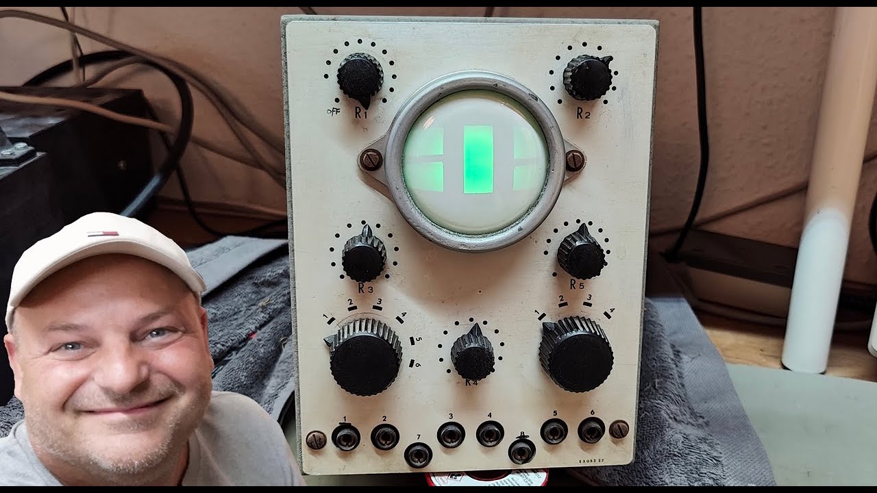 Осциллограф Philips 9581 GM 3155 B, ремонт, разборка, 1947 г.