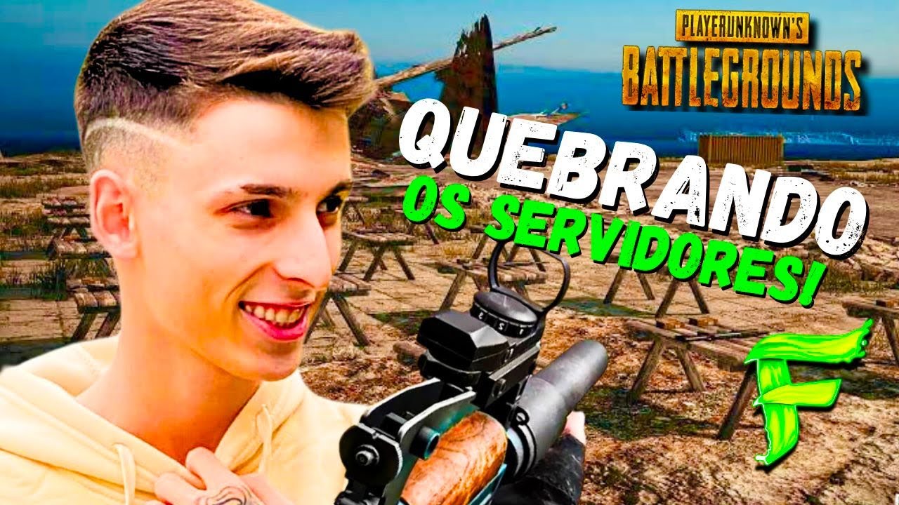 QUEBRANDO OS SERVIDORES DE PUBG!!!