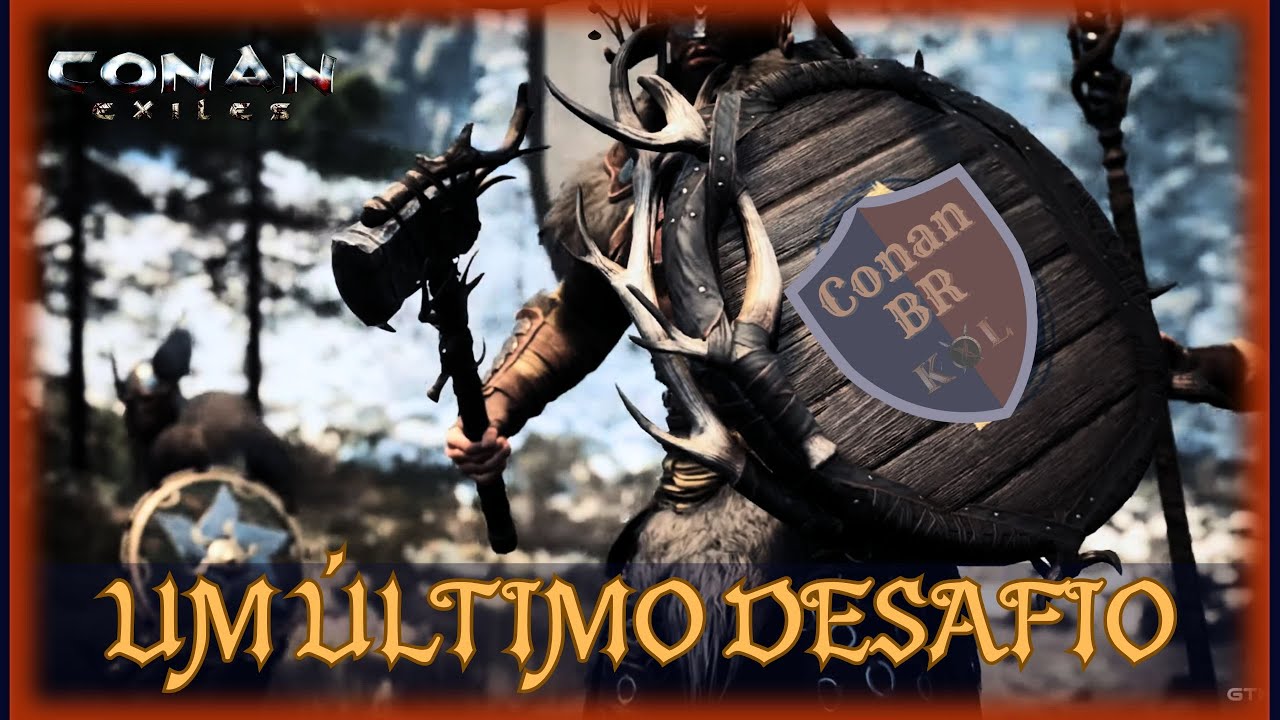 BATE NO ESCUDO E VEM!!! BORA ÚLTIMO DESFIO DO NOSSO SERVIDOR CONANBR #sejamembro #conanexiles #dbd