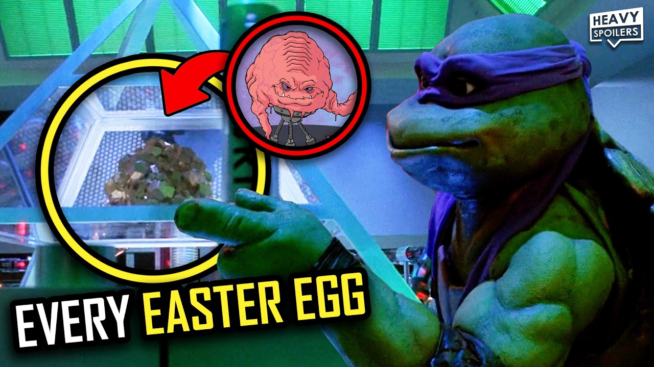 TEENAGE MUTANT NINJA TURTLES II: The Secret Of The Ooze (1991) Breakdown | Every Easter Egg