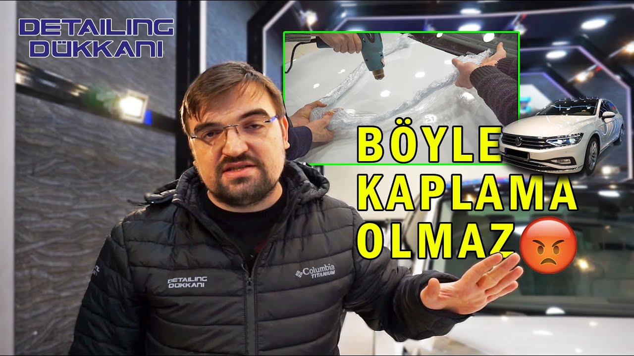 Yine Sıfır Km Yine Çizik (Folyo Yaparken Arabayı Çizmekte Nedir?) | VW PASSAT
