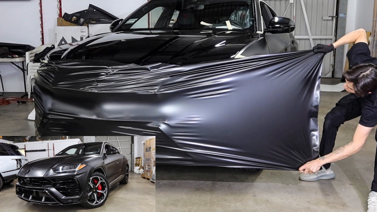 SATIN BLACK OR MATTE BLACK? (Lamborghini Urus Finished)