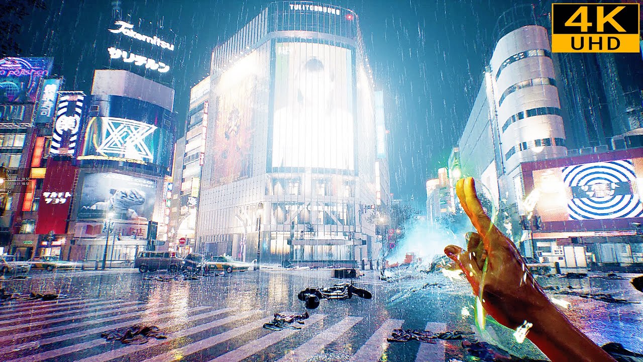 Ghostwire: Tokyo - Shibuya Realistic Ultra Graphics Free Roam Gameplay [4K 60FPS PC]
