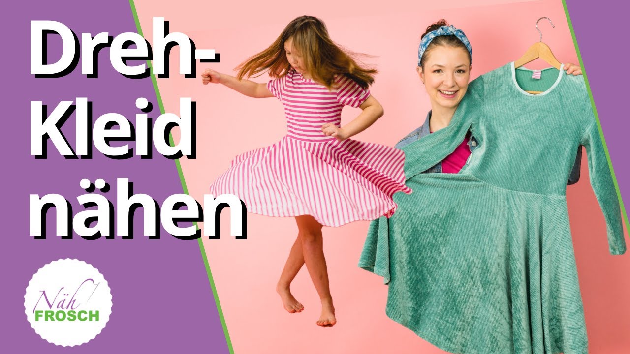 Drehkleid nähen - Nähanleitung Schnittmuster CEPAT