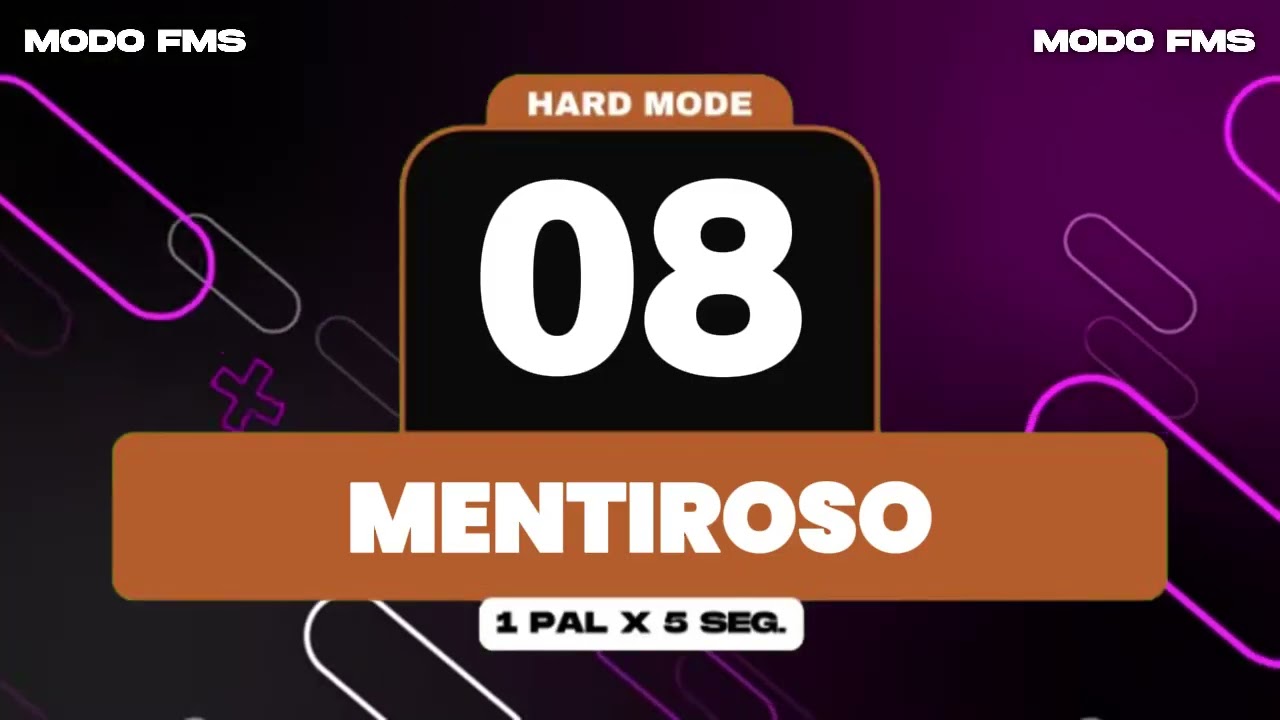 TREINO FMS BRASIL | MODO DIF&Iacute;CIL | 1 PALAVRA A CADA 5 SEGUNDOS | TRAP #23