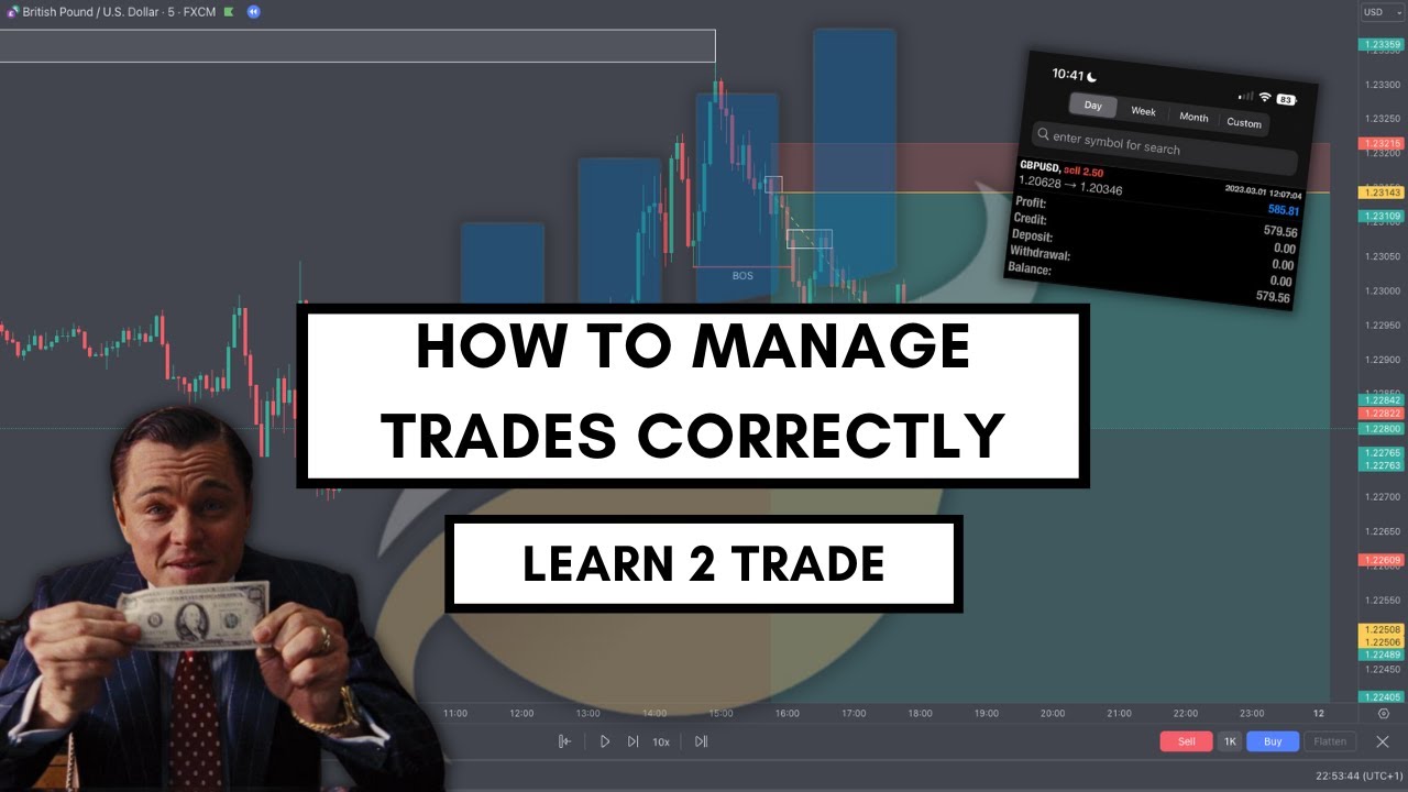 Learn 2 Trade | Don't Lose Money In The Forex Markets | How To Manage Trades Correctly