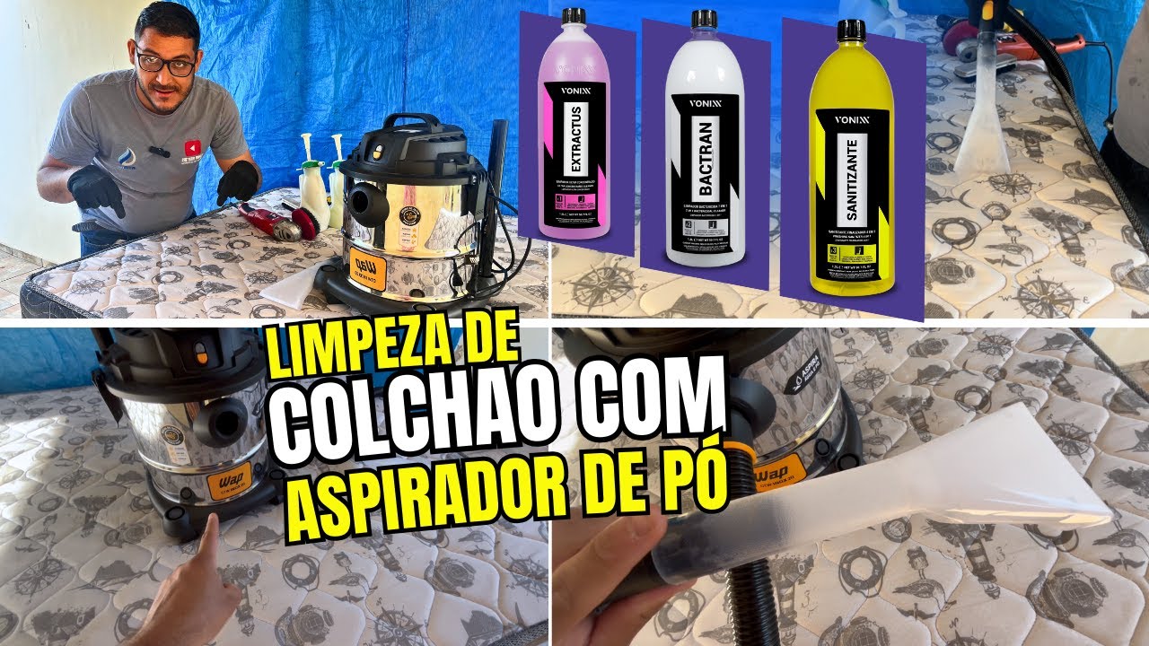 COMO LAVAR COLCHÃO Á SECO COM ASPIRADOR DE PÓ | TIAGO MARTINS