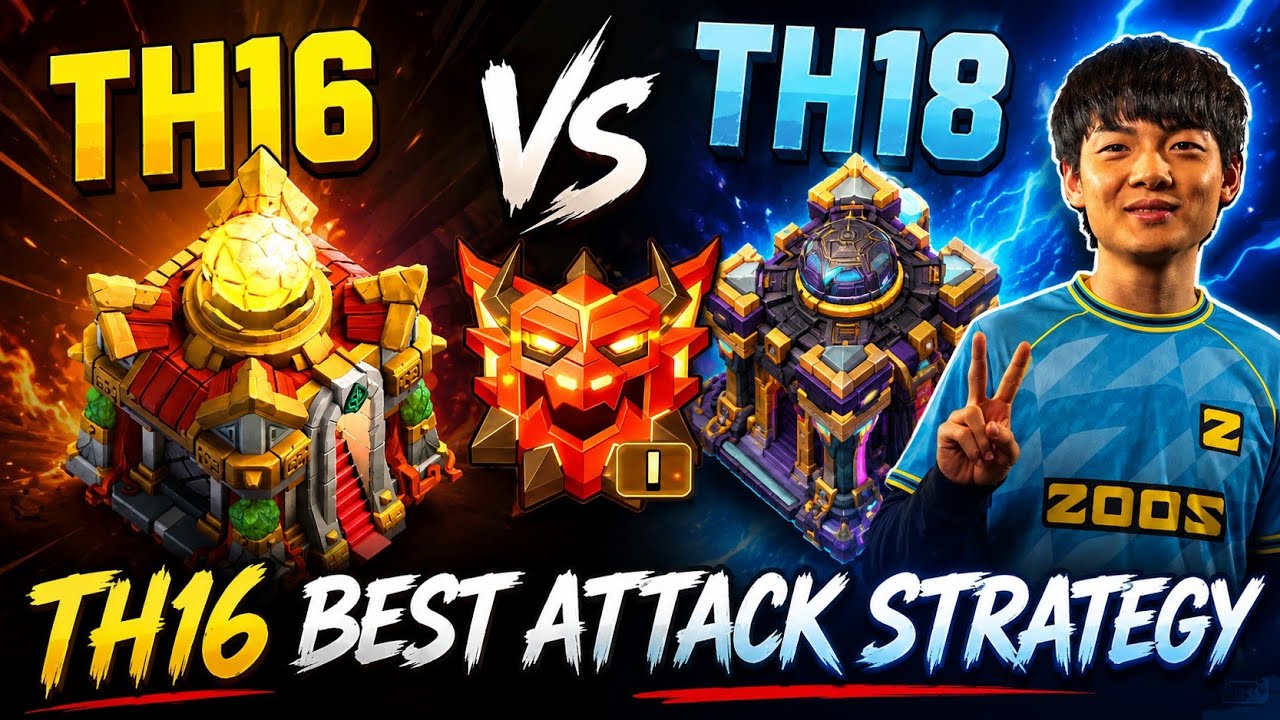 BEST Th16 Meta Attack Strategy🥶 | Best Th16 Attack Strategy | Th16 Meta Attack Strategy | COC🎯
