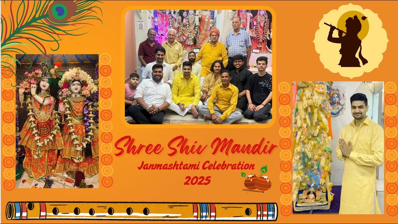 Janmashtami Celebration 2025 Vlog | Shree Shiv Mandir Ludhiana | Radha Krishna | Radhe Radhe 🙏🚩🛕🐚🕉️🔱