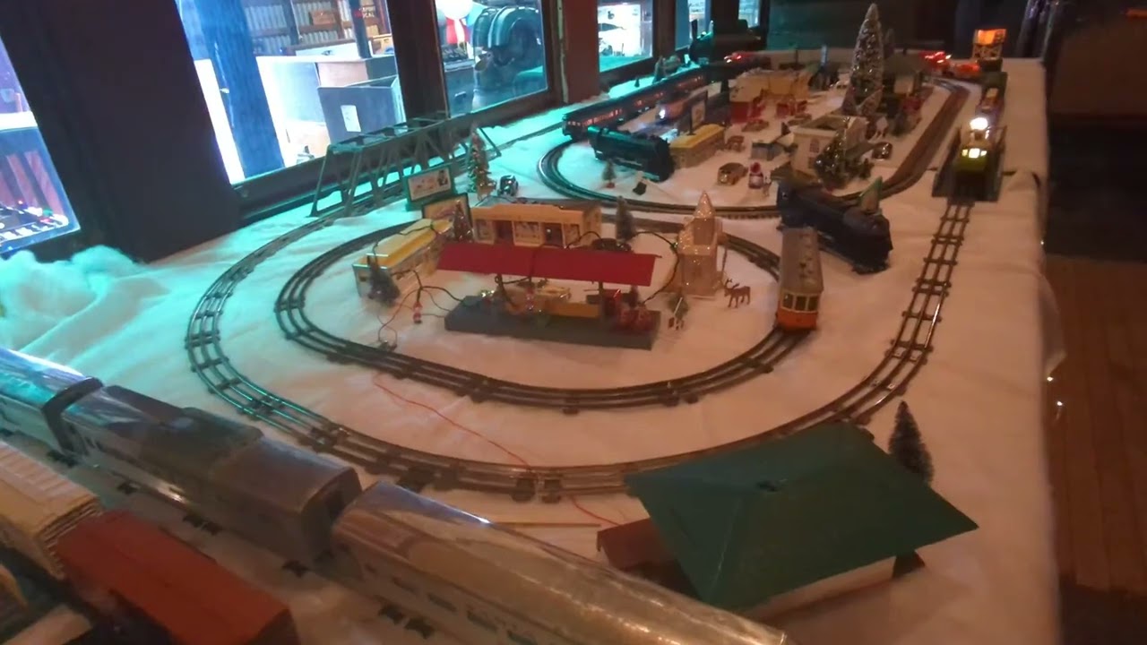 2025 Christmas Layout in a Trolley Car #SMTXMASTRAIN2025