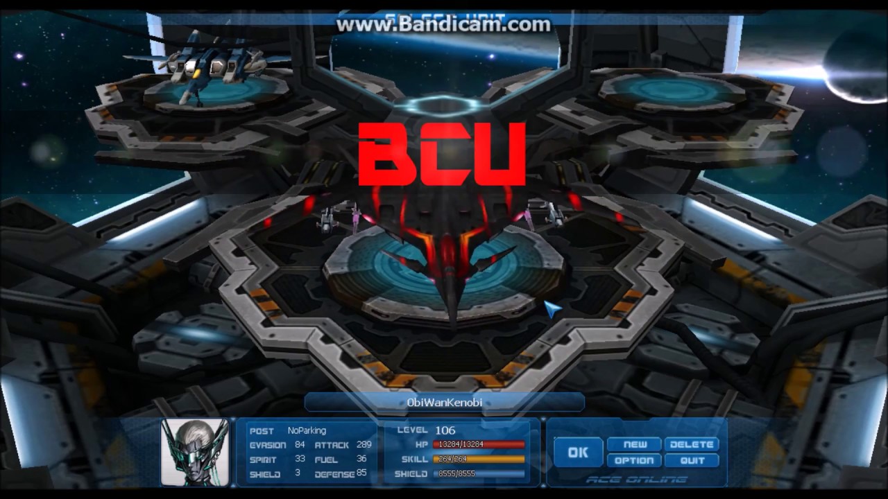 Ace Online war 0biWanKenobi Lv. 106 B-gear BCU