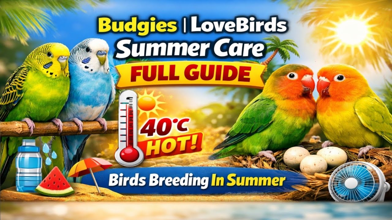 What's the BEST Summer Care for Your Budgies?