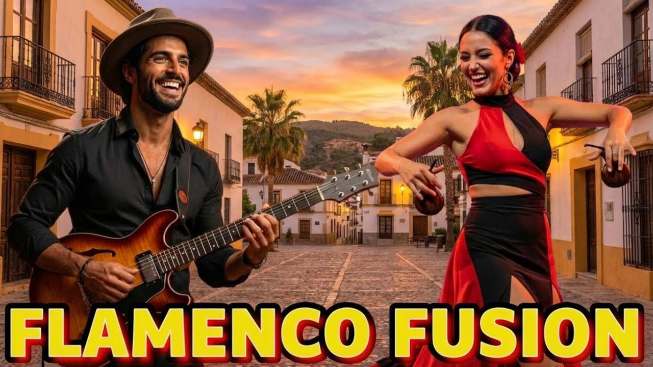 Elegant Flamenco Fushion Guitar, Accordion & Flute Relaxation Fusion - Flamenco Harmony