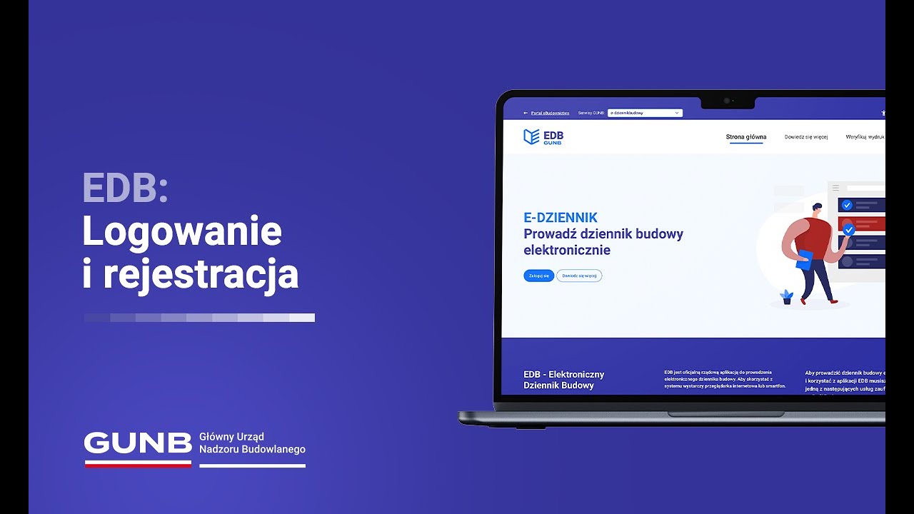 EDB: Logowanie i rejestracja