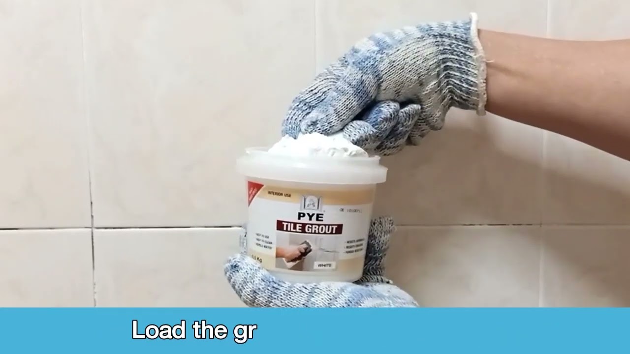 How to Grout Tiles   Cara pemasangan Grout   D I Y Using PYE Tile Grout Ready Mixed Grout