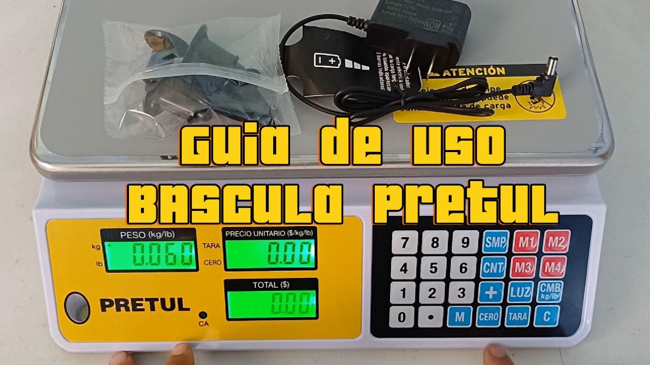 Bascula Pretul | Guía de Uso.