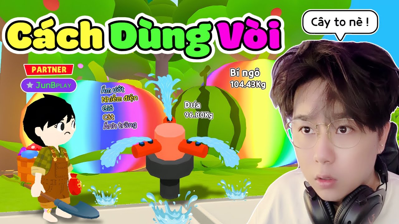 Play Together | Mình Phát Hiện Cách Dùng Vòi Tưới Nước Để Trồng Cây Kiếm Trái Khổng Lồ