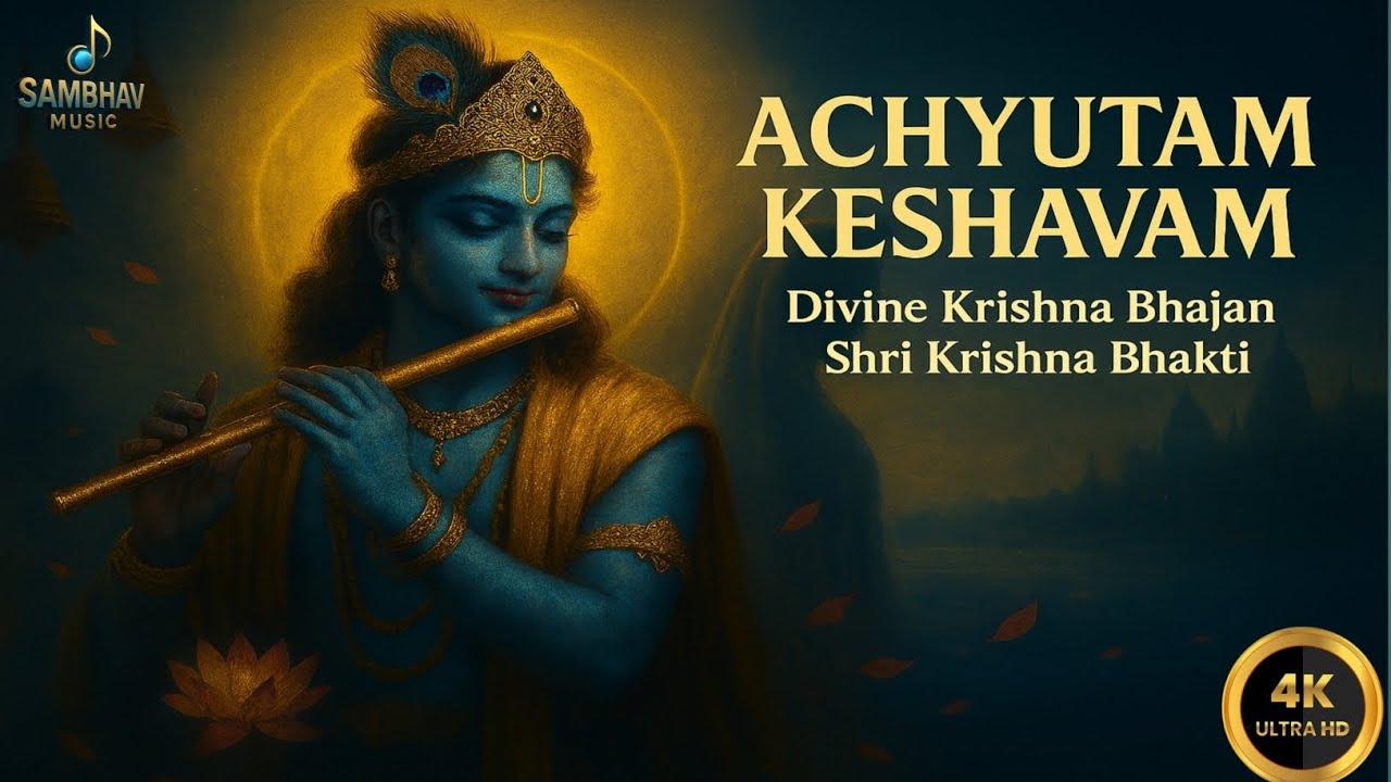 Achyutam Keshavam | Shri Krishna Bhajan | Divine Krishna Bhakti Song | SAMBHAV Music Official