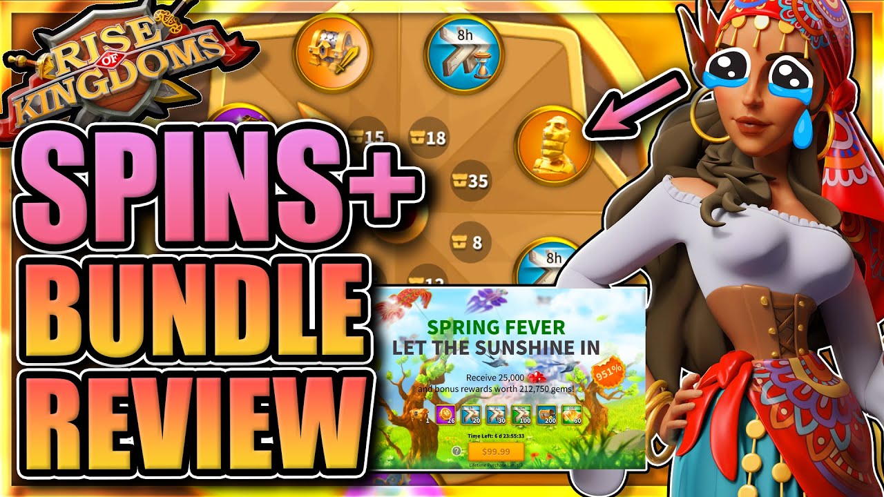 Esmeralda's Prayer and Spring Fever Bundle [7k gem event is better] Rise of Kingdoms