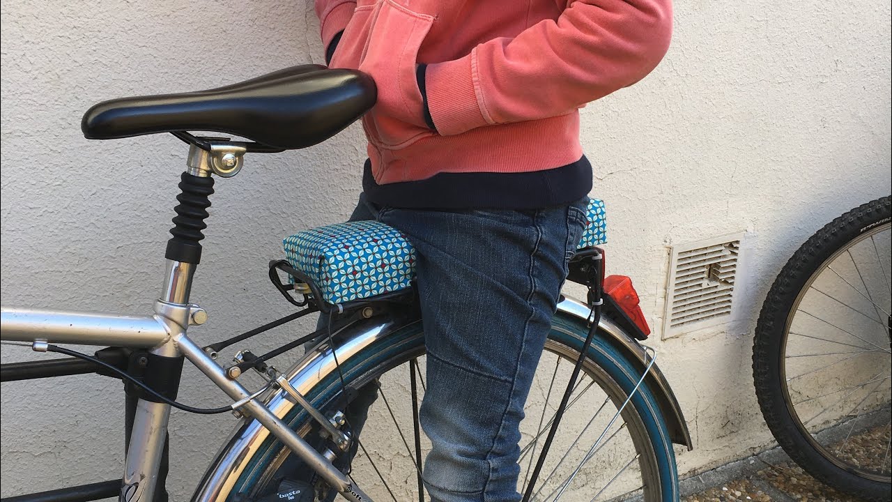 Fabriquer un siège de vélo enfant. Children's bike seat DIY